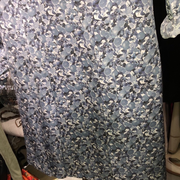 Stella McCartney Blue Print Silk Dress 38/XS-S - Picture 4 of 5